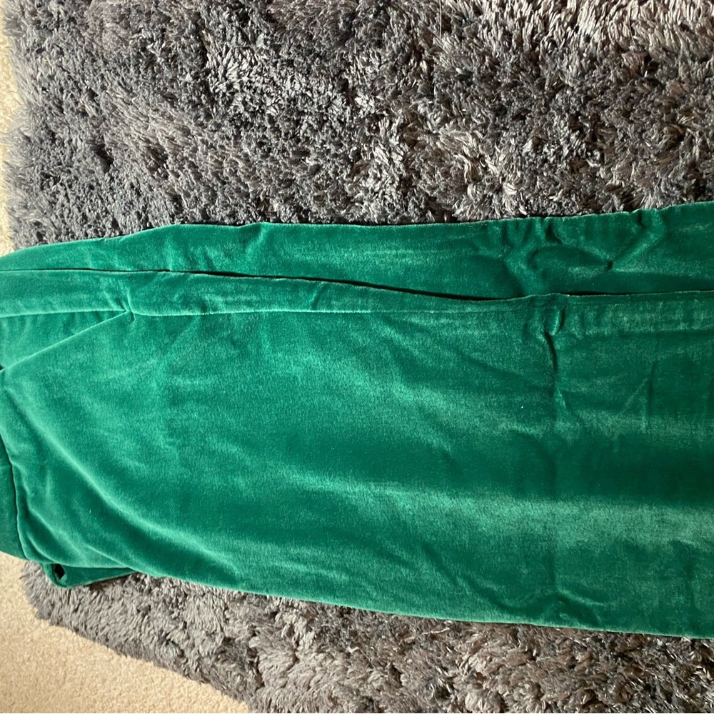 Theory Emerald Velvet Trousers